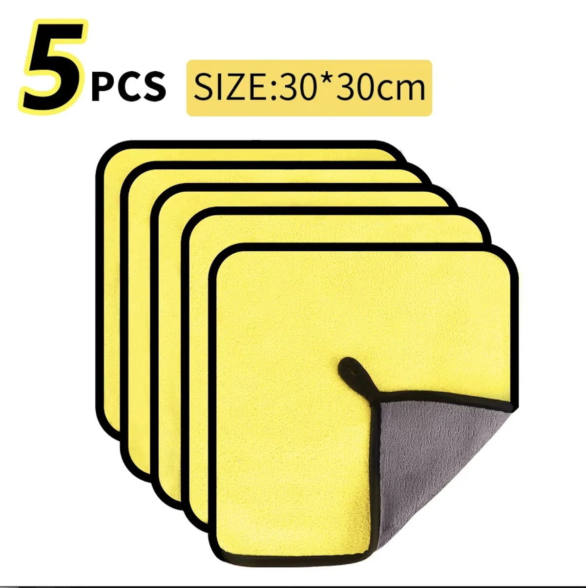 Car Wash USA Microfiber Towel 30*30CM / 30*60cm Car Cleaning Drying Cloth Care Cloth Car Wash Towel Kitchen Towel