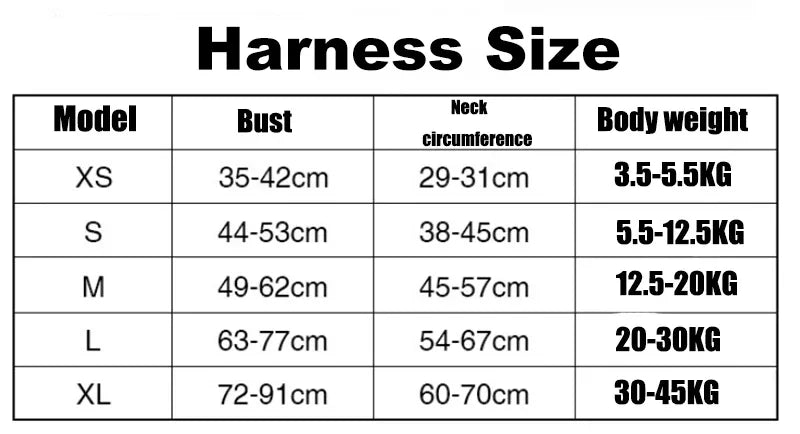 Adjustable Dog Harness USA Pet Walking Vest Collar for Small, Medium & Large Dogs Pet Accessories