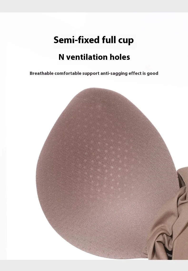 New Plus Size Seamless Wireless Bras for Women Minimizer Push Up Lingerie One-piece Intimates Beauty Back Underwear