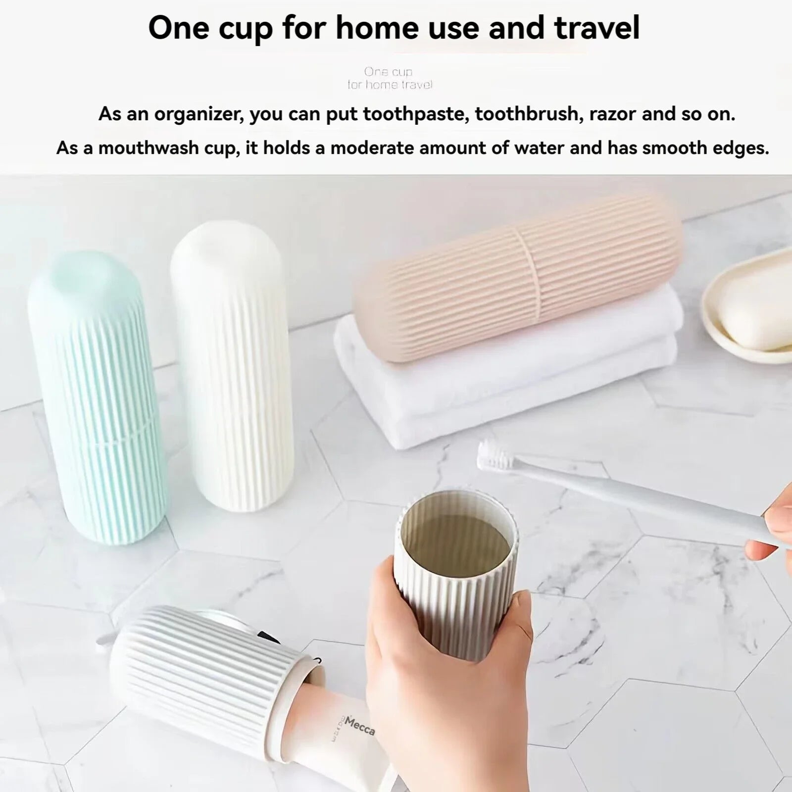 USA Toothpaste Toothbrush Protect Holder Case Travel Camping Storage Box Protect Toothbrush Toothpaste from Dirt and Damage