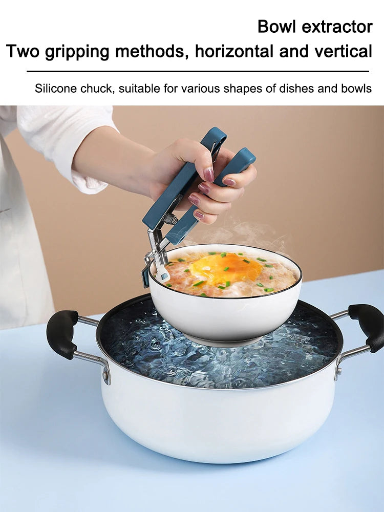 USA Bowl Clamp Anti Scald Clamp Kitchen Tool Clamp Steaming Vegetable Clamp Anti Slip And Anti Scald Hand Clamp Plate