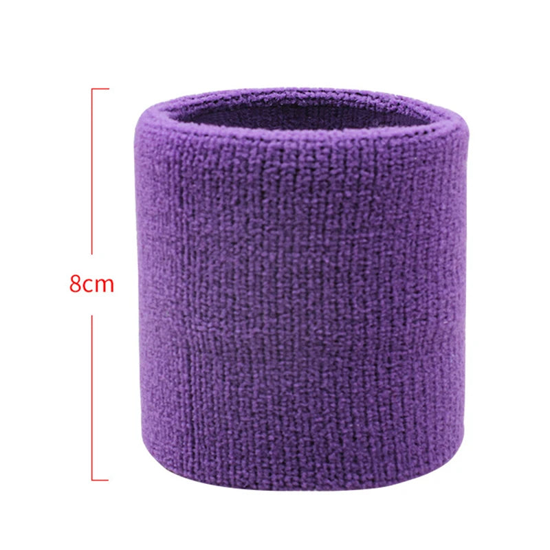 Cotton Wrist Support Band USA Sports Sweat Towel Wristband Tennis Wrist Guard Protector Strap for Fitness, Running & Gym Training