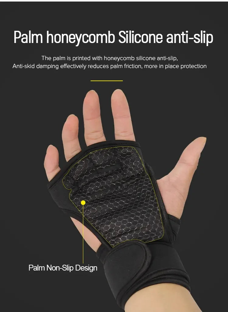 Training Sport USA Gloves for Men Women Workout Gloves Fitness Body Building Weightlifting Gym Hand Wrist Palm Protector Gloves