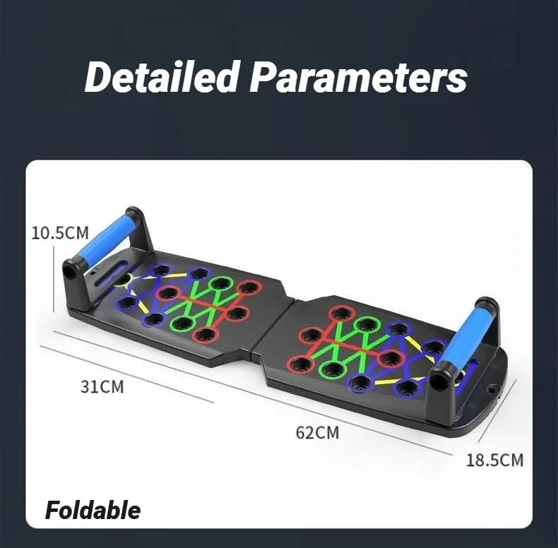 USA Portable Multifunctional Push Up Board Fitness and Muscle Training Device Home Workout Set Foldable Push Up Bar Resistance