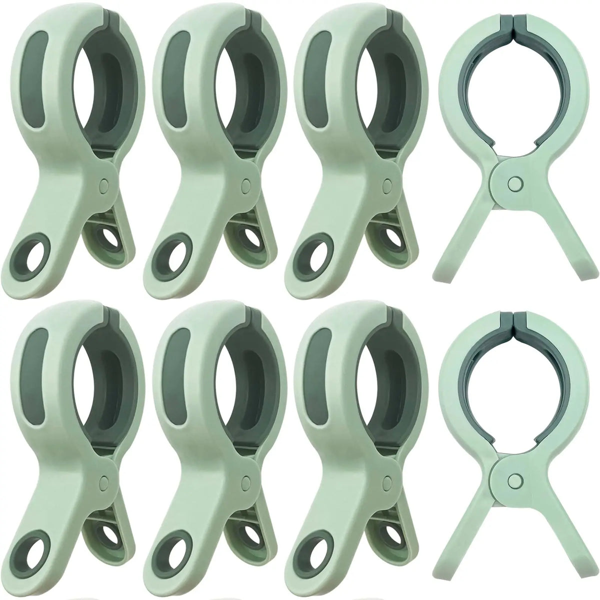 Beach Towel Clips USA for Beach Chairs & Cruises, Durable Plastic Clips for Pool Lounging & Large Clothespins for Hanging Clothes