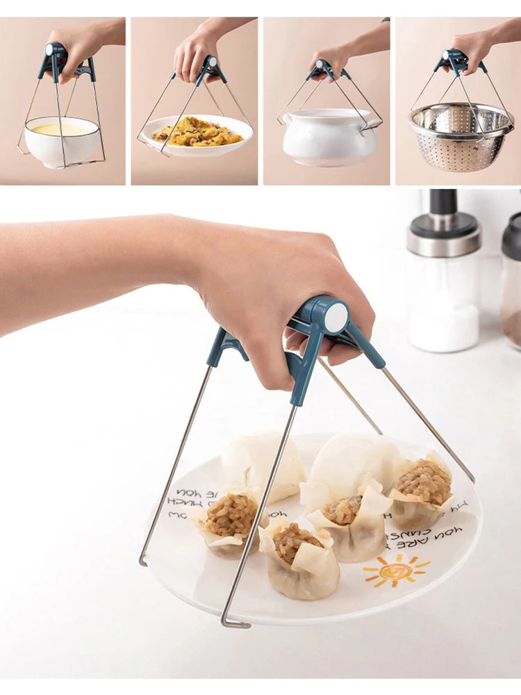 USA Bowl Clamp Anti Scald Clamp Kitchen Tool Clamp Steaming Vegetable Clamp Anti Slip And Anti Scald Hand Clamp Plate