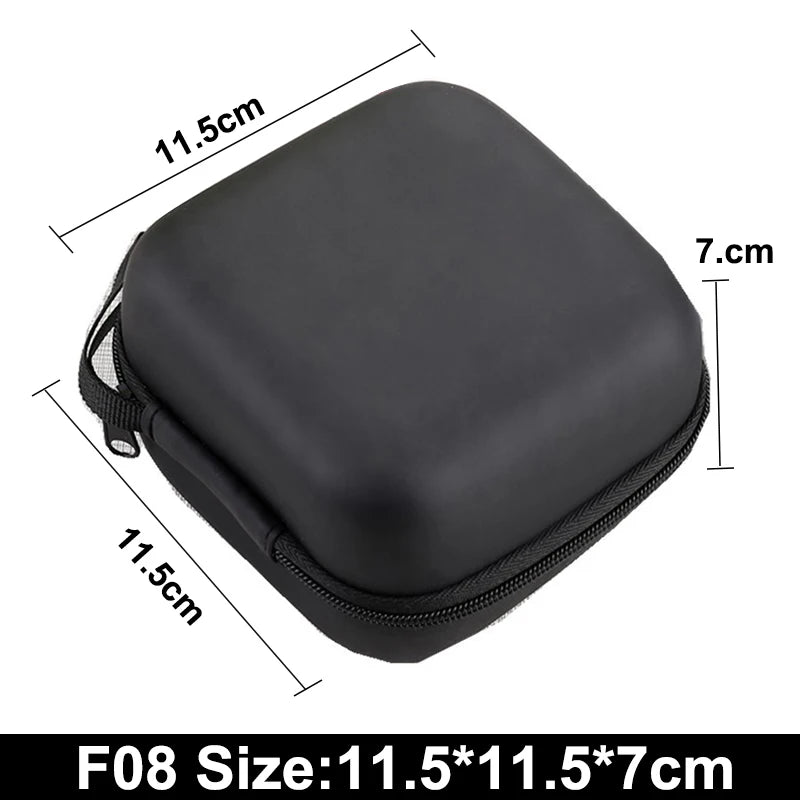 Earphone Data Storage USA Bag Oval Square Rectangle Cable Organizer Bags Mini Zipper Pouch Tech Gadgets Portable Charger U Disk Case