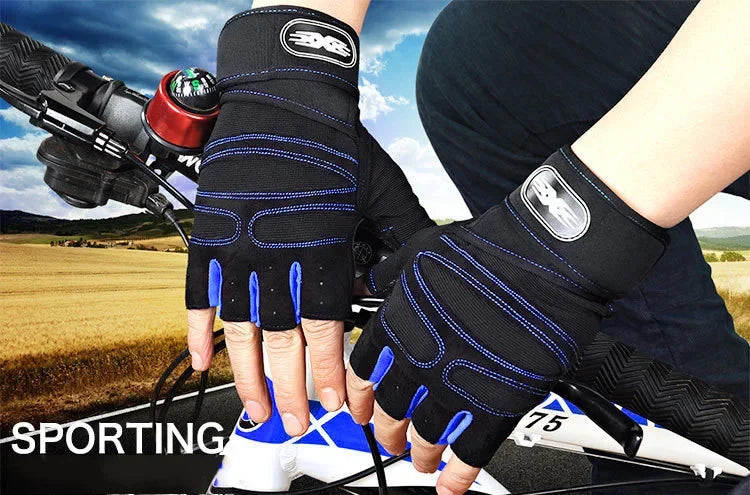 Gym Gloves USA for Men & Women Fitness Weightlifting Wristband Gloves for Bodybuilding, Training, Cycling & Shockproof Sports Exercise