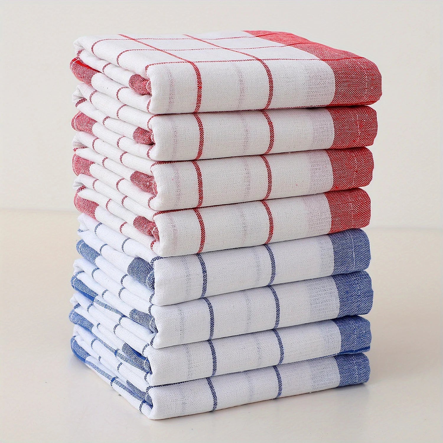 4/6/8/10PCS 40×60cm Checkered Kitchen Towels Canada for Washing Dishes & Drying Tableware, Simple Kitchen Cleaning Towels