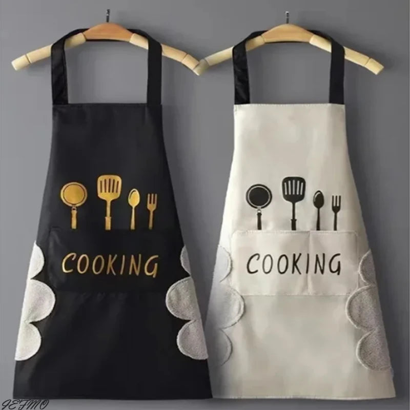 Kitchen Household Cooking Apron Canada Men Women Oil-Proof Waterproof Adult Waist Fashion Coffee Overalls Kitchen Supplies
