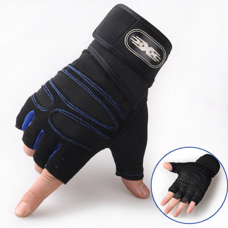 Gym Gloves USA for Men & Women Fitness Weightlifting Wristband Gloves for Bodybuilding, Training, Cycling & Shockproof Sports Exercise
