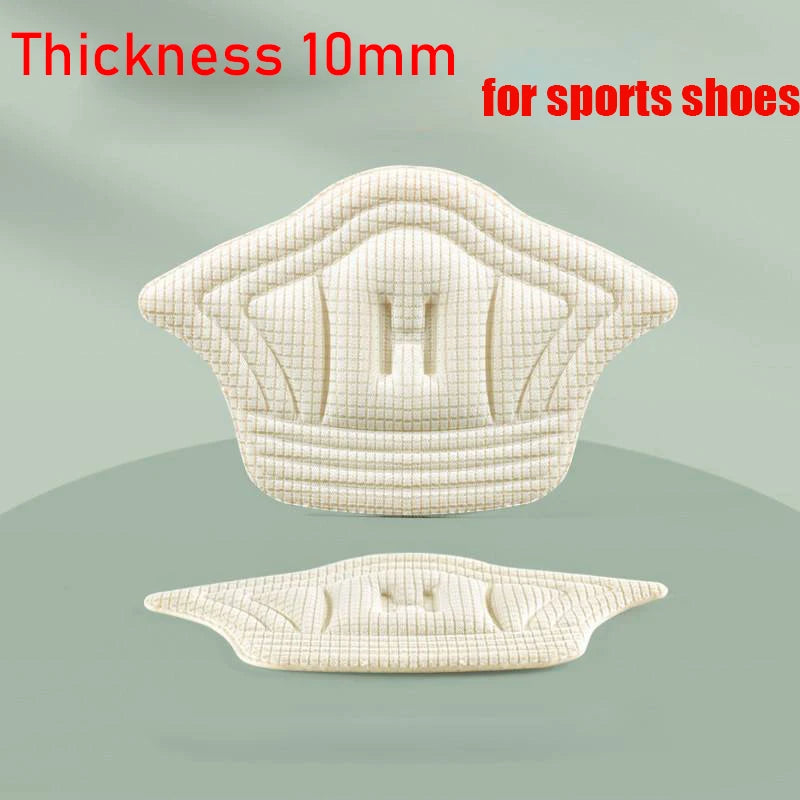 2pcs Shoe Heel Insoles Foot Heel Pad Sports Shoes Adjustable Antiwear Feet Inserts Insoles Heel Protector Sticker Insole Brioche
