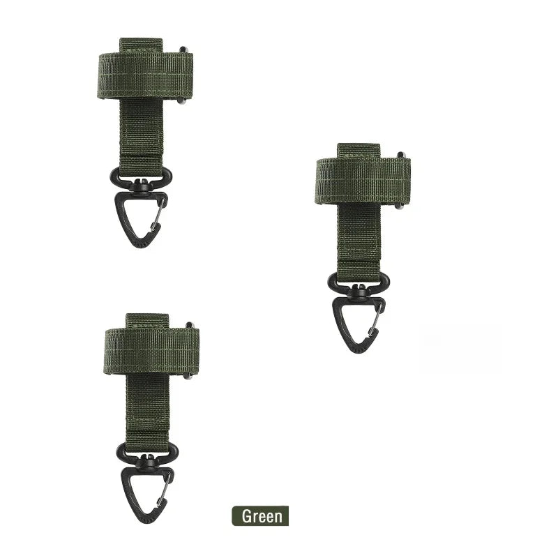 New Multi-purpose USA Nylon Gloves Buckle Tactical Glove Hook Safety Clip Outdoor Hiking Climbing Rope Storage Accessories