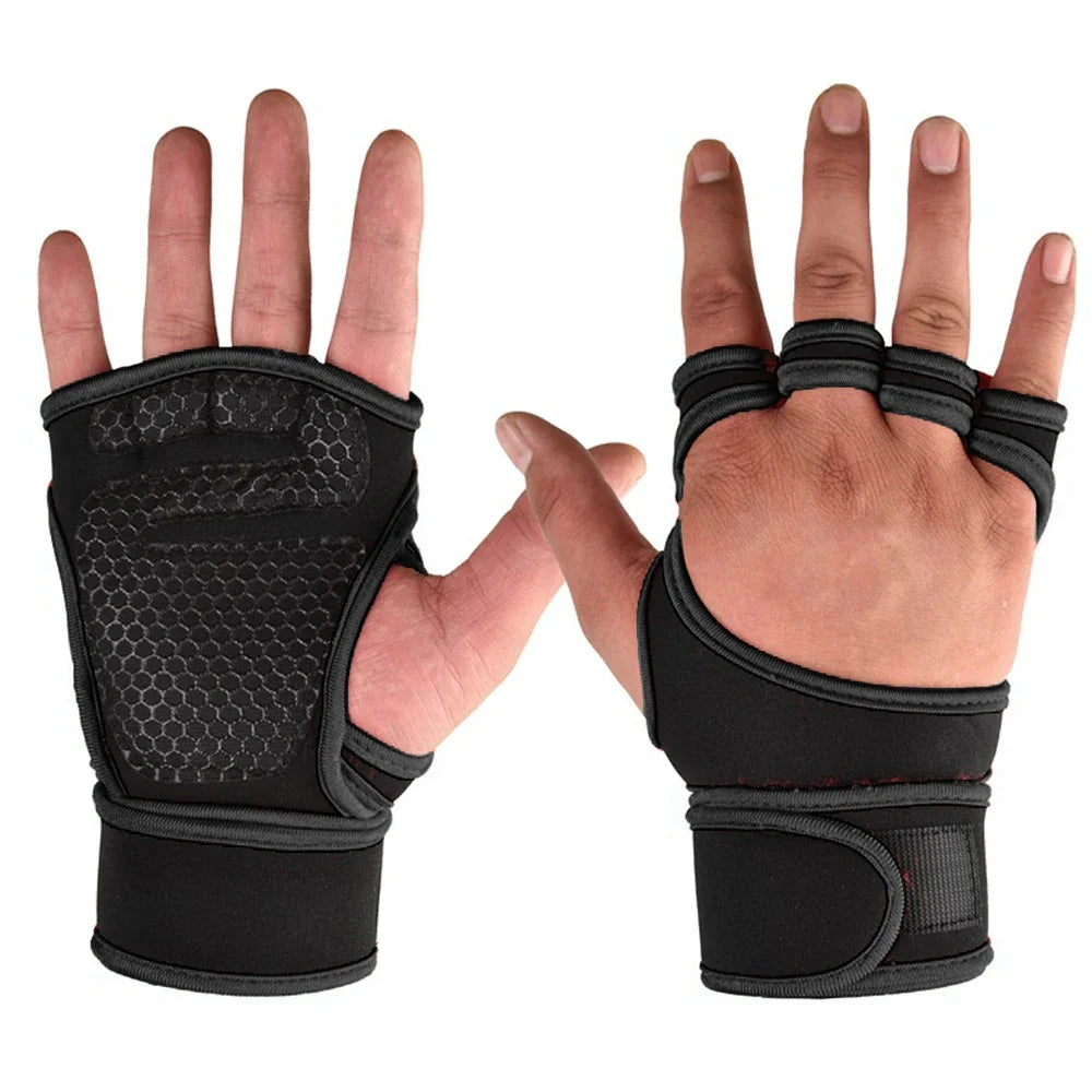 Training Sport USA Gloves for Men Women Workout Gloves Fitness Body Building Weightlifting Gym Hand Wrist Palm Protector Gloves