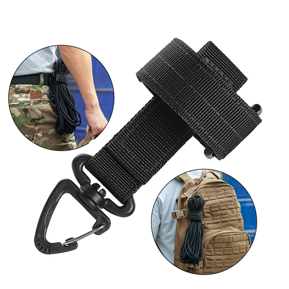 New Multi-purpose USA Nylon Gloves Buckle Tactical Glove Hook Safety Clip Outdoor Hiking Climbing Rope Storage Accessories