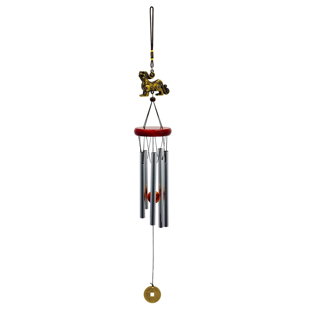 Musical Wind Chime 5 Bronze Aluminum Tubes Creative Gift for Room Outdoor GardenDecor Butterfly Owl Charms Hanging Chimes Decors