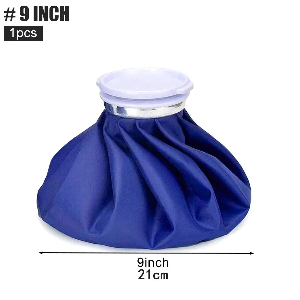 Reusable Hot & Cold Therapy Ice Pack USA for Injuries with Elastic Breathable Support Wrap, Hot Water Bag for Pain Relief & Recovery