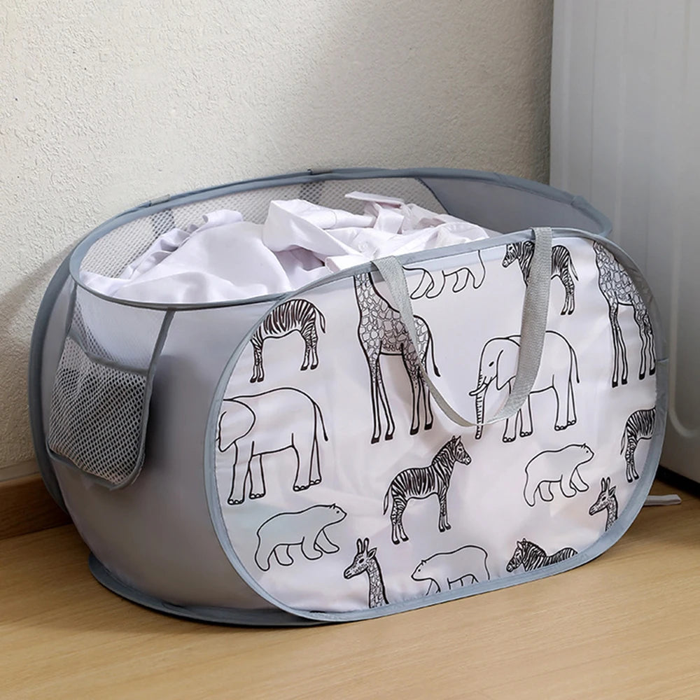 Cartoon Giraffe Laundry Basket Canada Dirty Clothes Sorting & Storage Basket Bathroom Organizer Home Miscellaneous Storage Bin