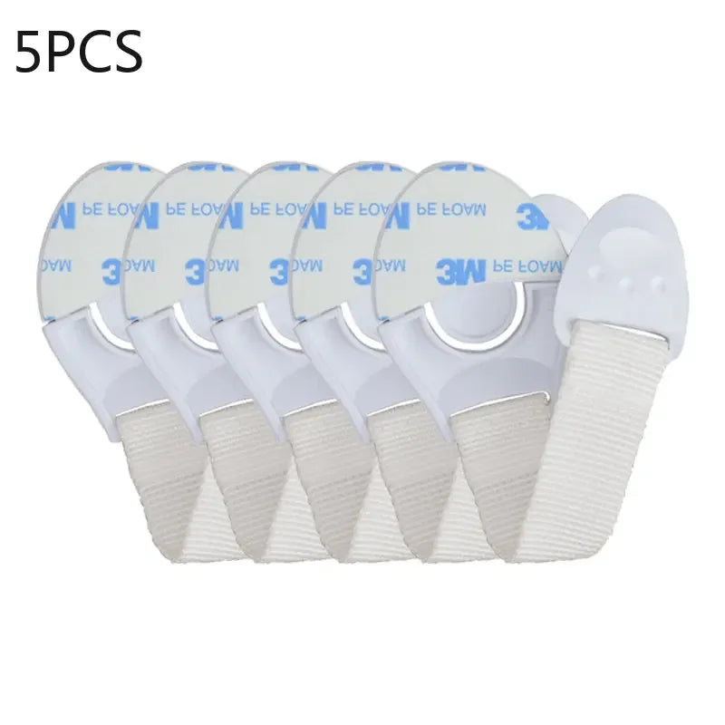 Baby Safety Cabinet Lock Kids Security Protection Drawer Door Cabinet Locks Plastic Protection Children Safety Door Straps