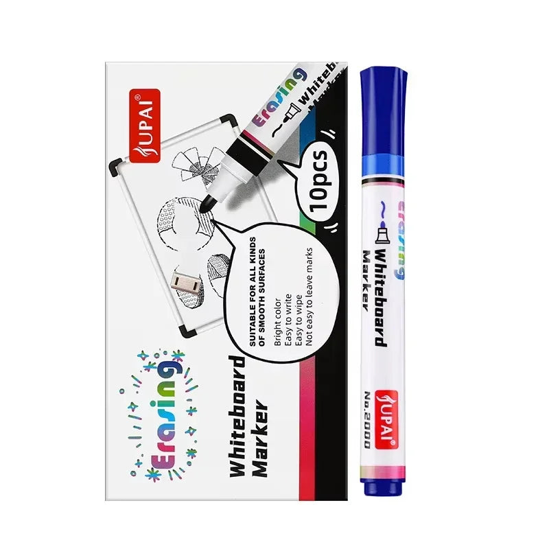 4 Colors Dry Erase Whiteboard Marker Pens Canada Low Odor Erasable Chalk Pens for Office School Stationery