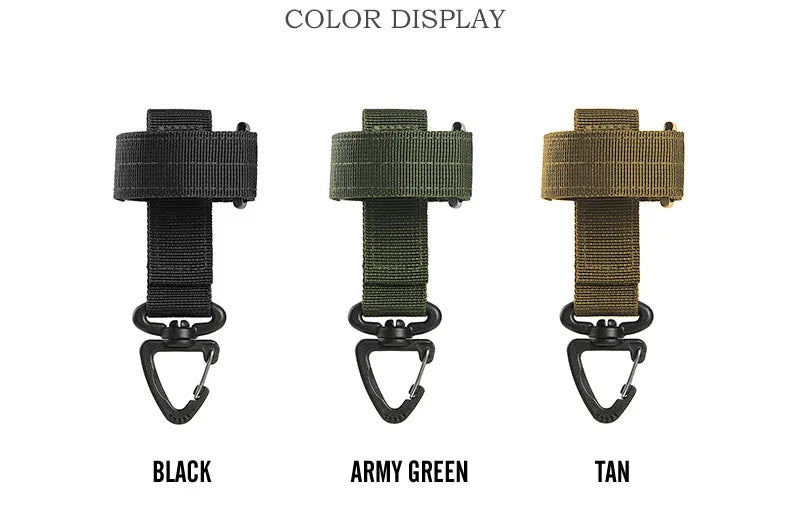 New Multi-purpose USA Nylon Gloves Buckle Tactical Glove Hook Safety Clip Outdoor Hiking Climbing Rope Storage Accessories
