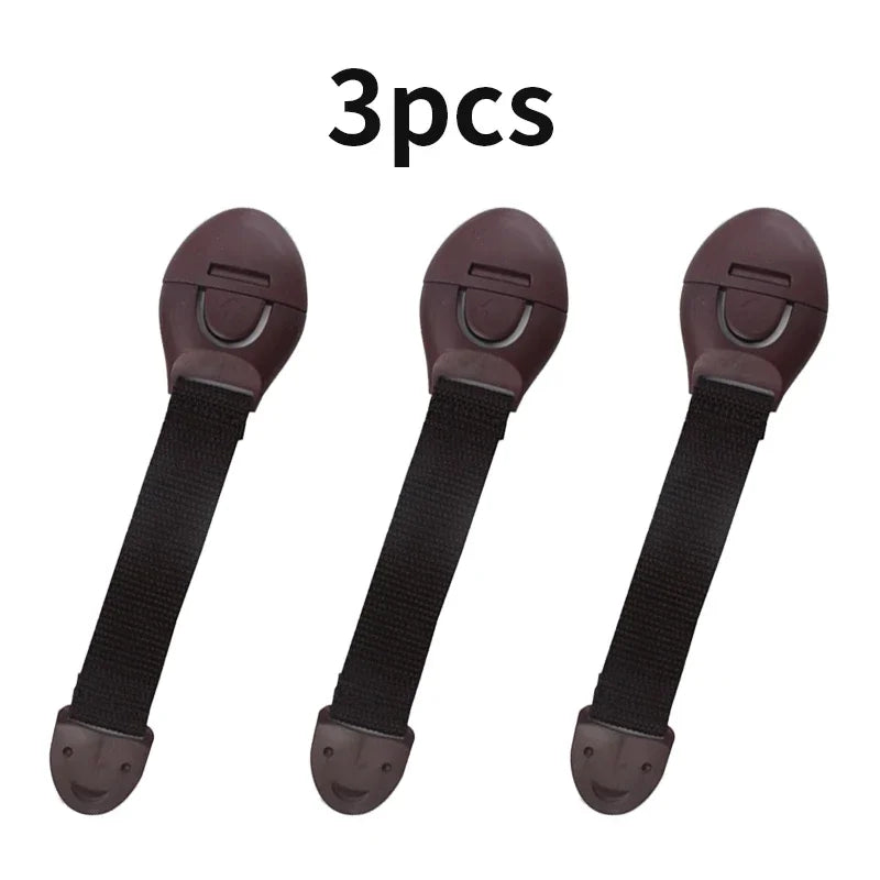 Baby Safety Cabinet Lock Kids Security Protection Drawer Door Cabinet Locks Plastic Protection Children Safety Door Straps