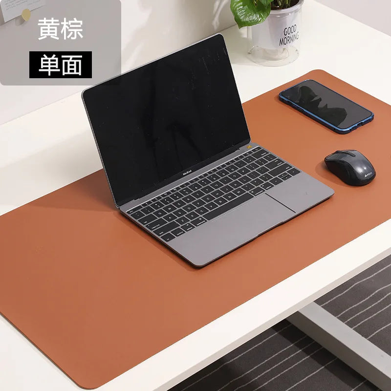 White canada mousepad Portable Mouse pad large Gaming Waterproof Non-slip PU Suede Desk Mat Computer Keyboard desk pad Mats