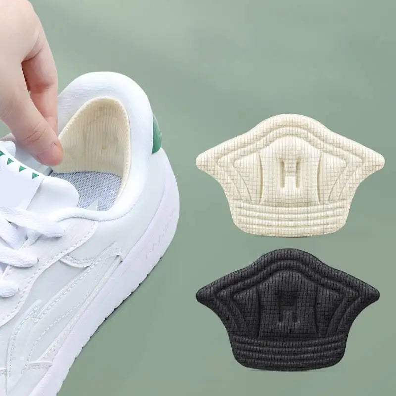 2pcs Shoe Heel Insoles Foot Heel Pad Sports Shoes Adjustable Antiwear Feet Inserts Insoles Heel Protector Sticker Insole Brioche