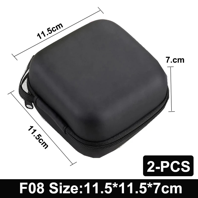 Earphone Data Storage USA Bag Oval Square Rectangle Cable Organizer Bags Mini Zipper Pouch Tech Gadgets Portable Charger U Disk Case