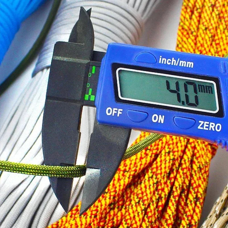 USA Paracord 7 Strand 4mm Durable Camping Accessories Outdoor Survival DIY Bracelet Rope Hiking Clothesline Camping Gadgets