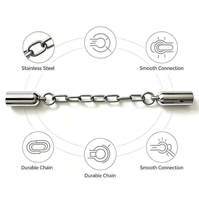 Stainless Steel Nunchaku Connector Chain Canada Heavy-Duty Anti-Wear Swivel Link for DIY Martial Arts Training Accessories