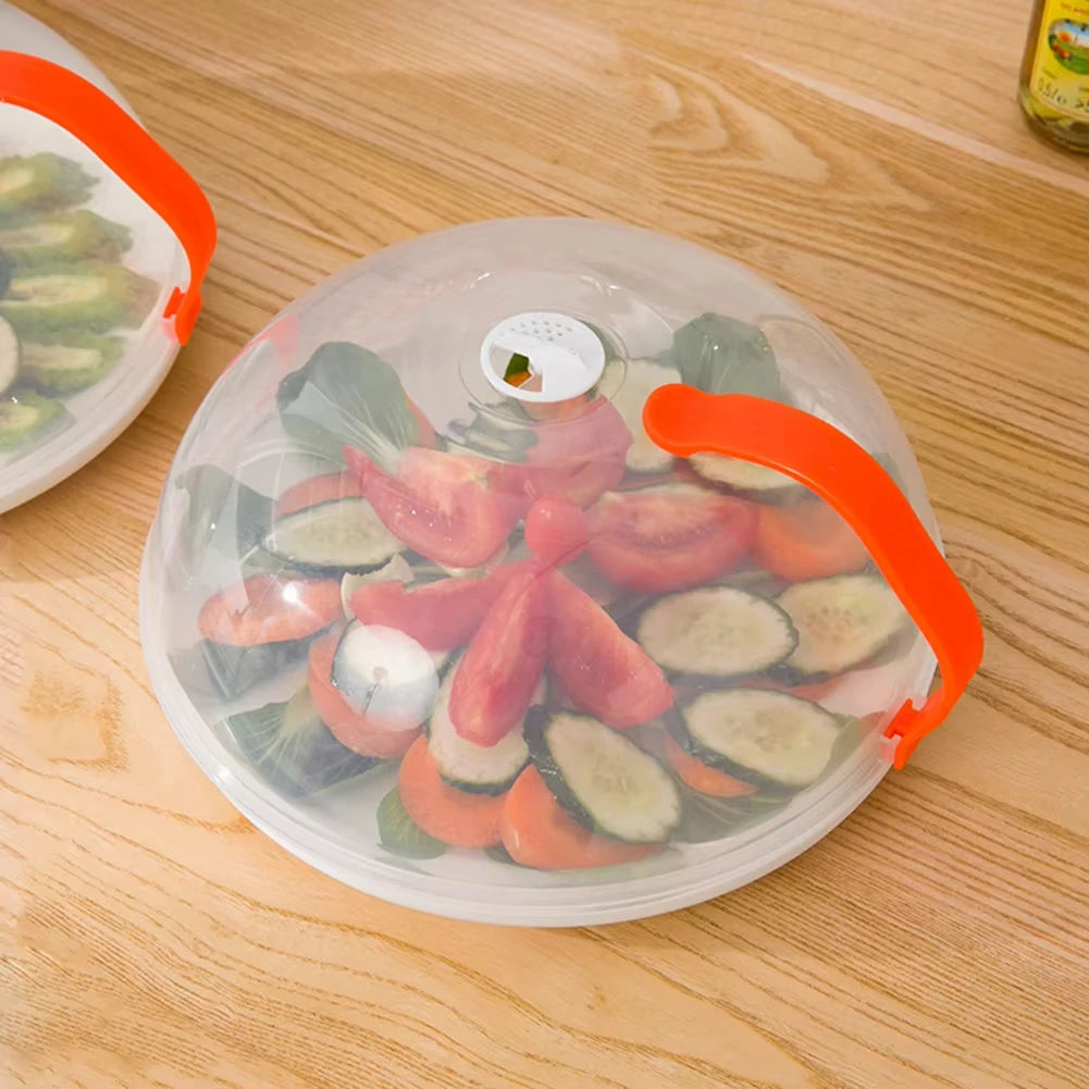 Microwave Splash Cover High Temperature Resistant Microwave Guard Lid Transparent Food Heating Cover Steam Kitchen Accessories