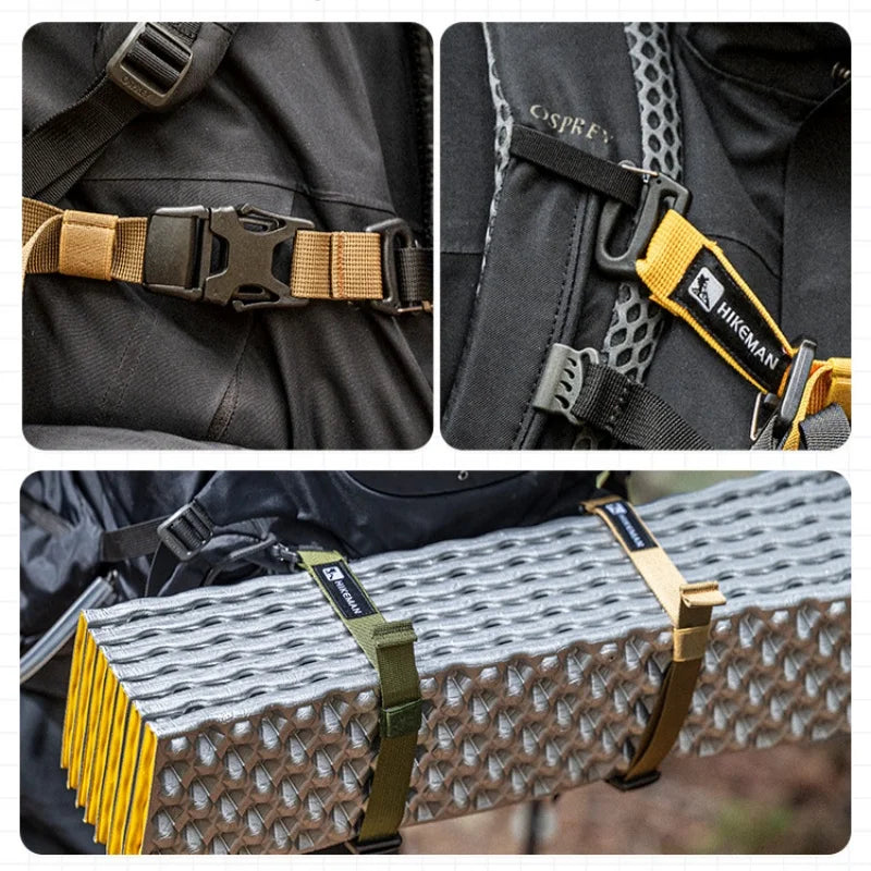 USA Outdoor Luggage Strap Camping and Travel Equipment Adjustable Plug-In-Buckle Fixed Packing Strap