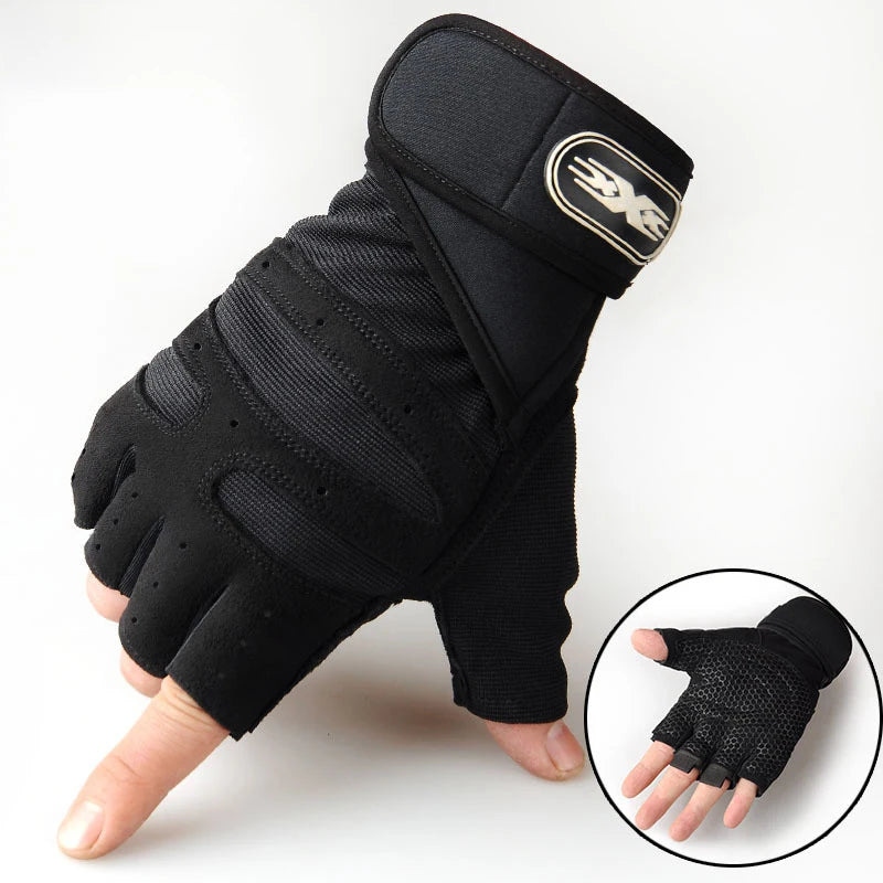 Gym Gloves USA for Men & Women Fitness Weightlifting Wristband Gloves for Bodybuilding, Training, Cycling & Shockproof Sports Exercise