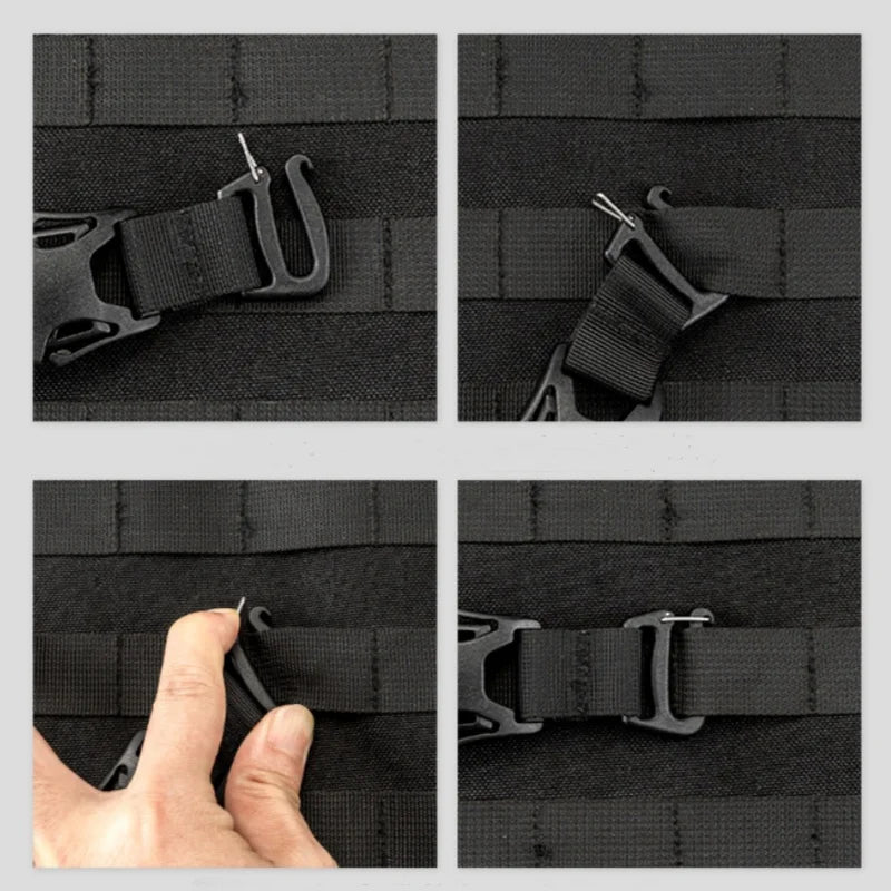 USA Outdoor Luggage Strap Camping and Travel Equipment Adjustable Plug-In-Buckle Fixed Packing Strap