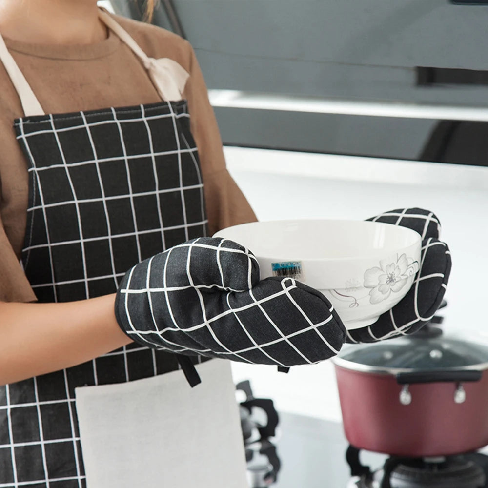 USA Kitchen Baking Gloves Microwave Oven Gloves High Temperature Resistant And Insulated Gloves Oven Gloves Heat-Resistant Glo