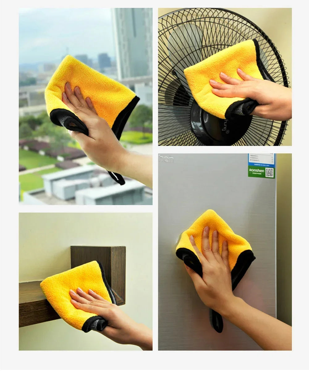 Car Wash USA Microfiber Towel 30*30CM / 30*60cm Car Cleaning Drying Cloth Care Cloth Car Wash Towel Kitchen Towel