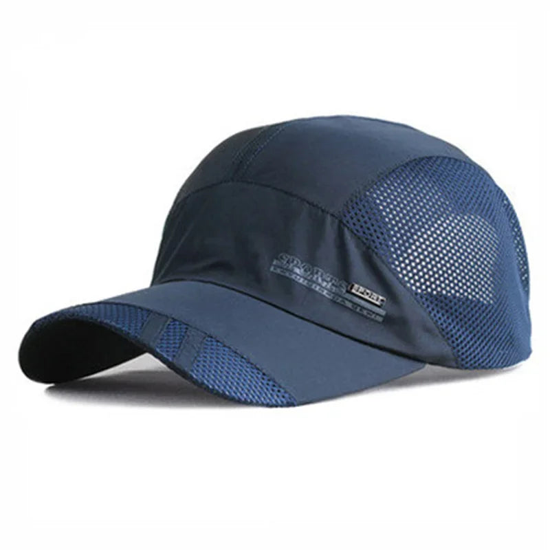 Adjustable Quick-Dry Breathable Hat USA Running Baseball Summer Mesh Cap, Sports Visor for Men & Women, Cool Outdoor Fashion Cap