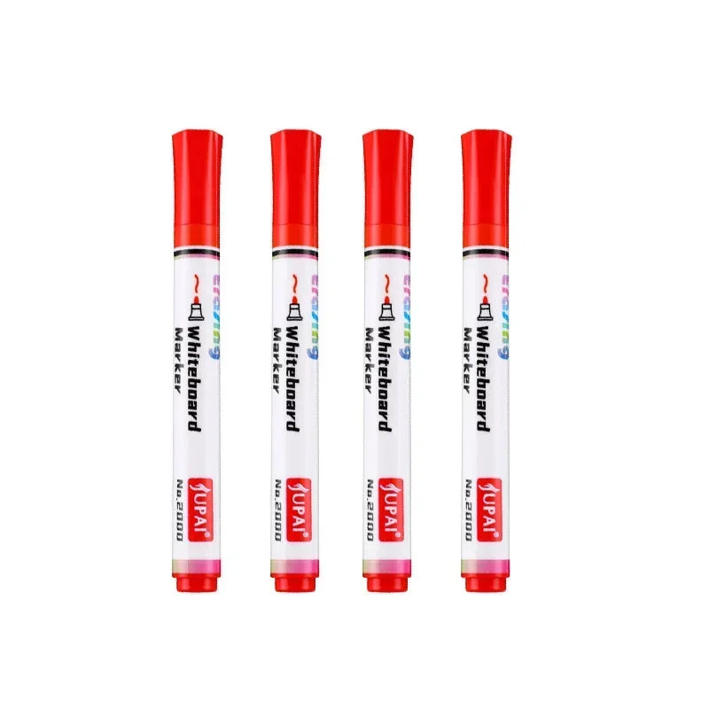 4 Colors Dry Erase Whiteboard Marker Pens Canada Low Odor Erasable Chalk Pens for Office School Stationery