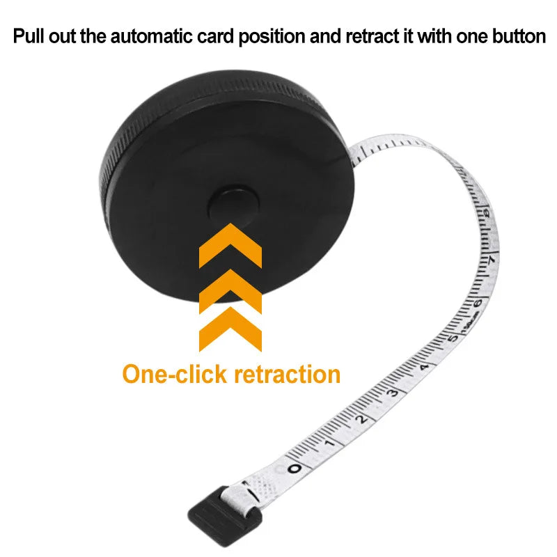 150cm Mini Tape Measure Keychain Canada Tailor Ruler Measuring Tape Clothing Size Tape Measure Portable Sewing Tool Accessory