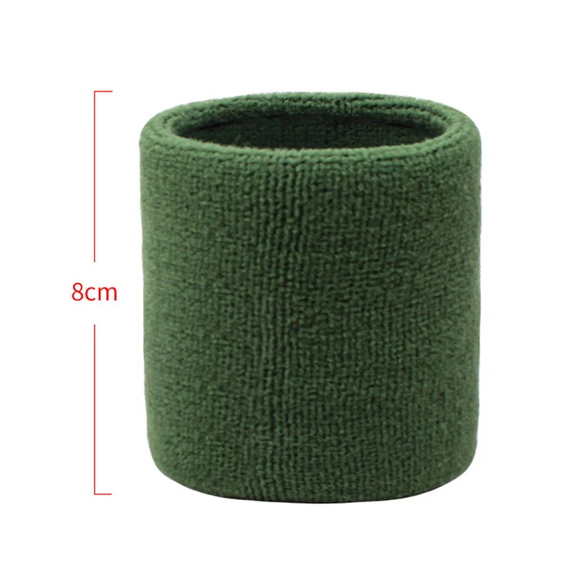 Cotton Wrist Support Band USA Sports Sweat Towel Wristband Tennis Wrist Guard Protector Strap for Fitness, Running & Gym Training
