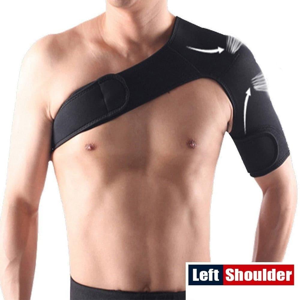 Adjustable Gym Sports Care Single Shoulder Support Belt UK - Ammpoure Wellbeing