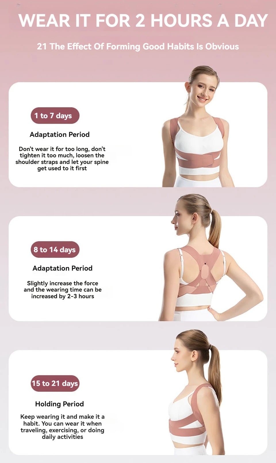 Adult Hunchback Corrector Invisible Back Straightening Stretching Straight Back Open Shoulder Lumbar Correction Belt Men Women - Ammpoure