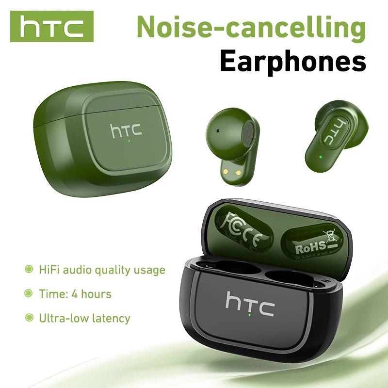 Ai Translation Bluetooth Headphones Wireless Earphones Comfortable Earbuds Clear Sound Quality Earpiece Noise Cancelling Mic - Ammpoure