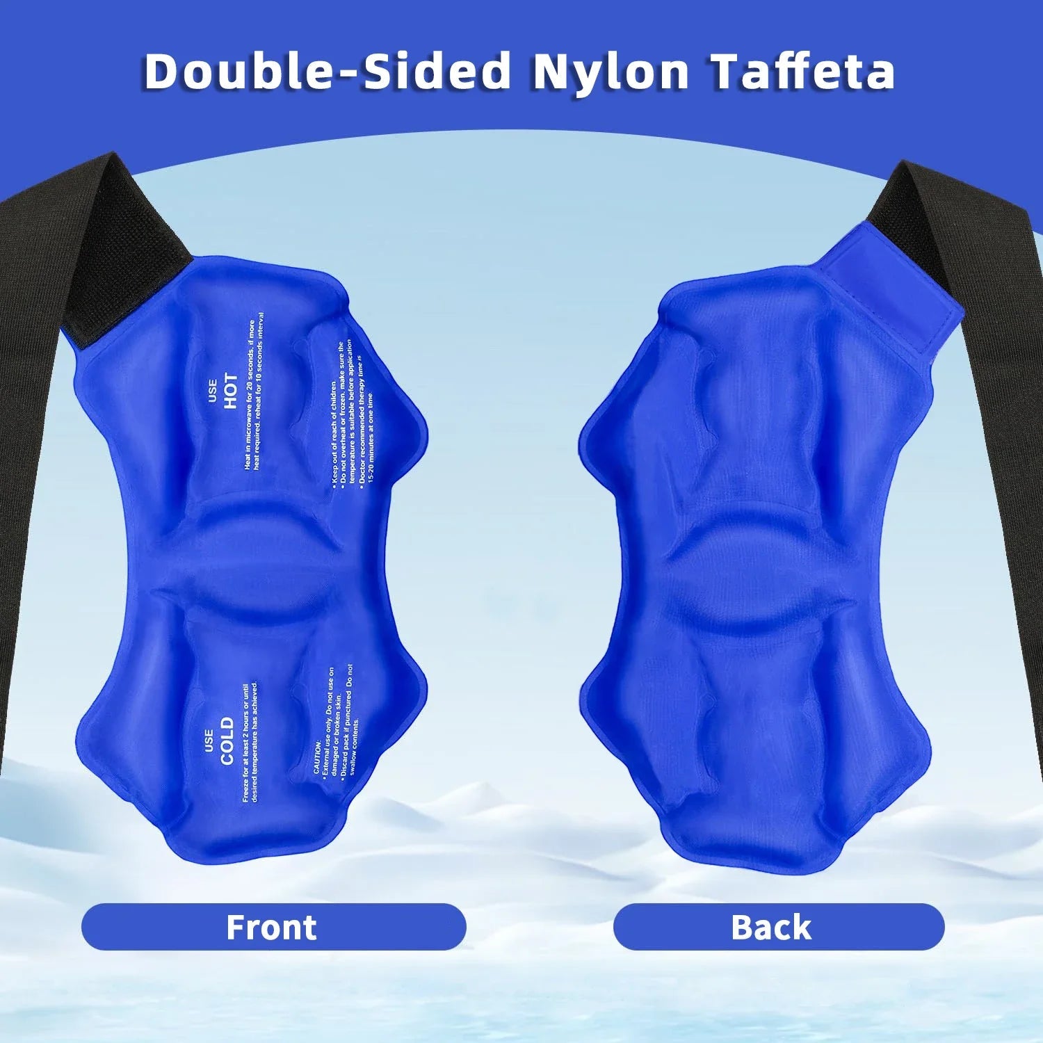 Ankle Brace Ice Pack Wrap For Injuires Hot Cold Therapy Reusable Gel Cold Pack Ankle Support For Pain Relief Sprains - Ammpoure