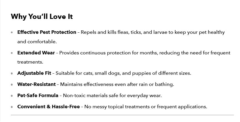 Anti Flea Tick Collar For Cat Small Dog Puppy Kitten Collar UK - Ammpoure