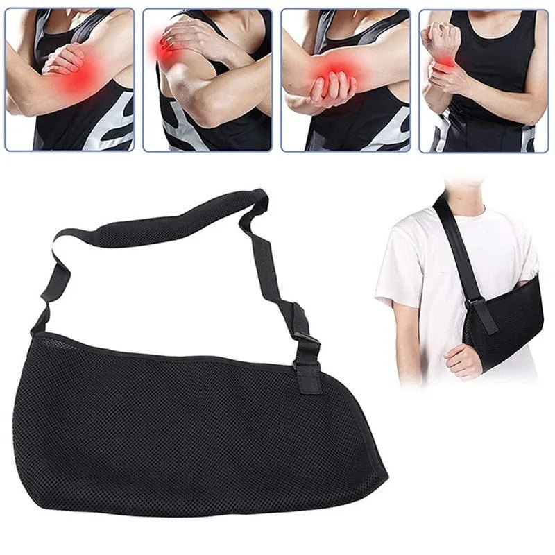 Arm Sling Adjustable Forearm Support Strap for Shoulder Elbow Wrist Fracture Dislocation Injury Rec - Ammpoure