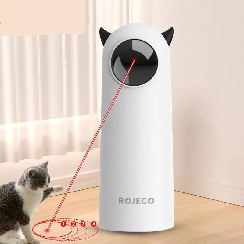 Automatic Cat Toys Interactive Smart Teasing Pet LED Laser Indoor Cat Toy Accessories Handheld Electronic Cat Toy For Dog - Ammpoure Wellbeing