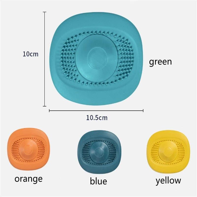 Bathroom Washbasin Drain Hair Catcher Irregular Pattern Bath Stopper Plug Sink Strainer Filter Kitchen Accessory - Ammpoure Wellbeing