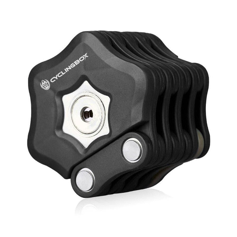 Best Bike Lock - Anti - theft, Folding, Hamburger Shape - Ammpoure Wellbeing
